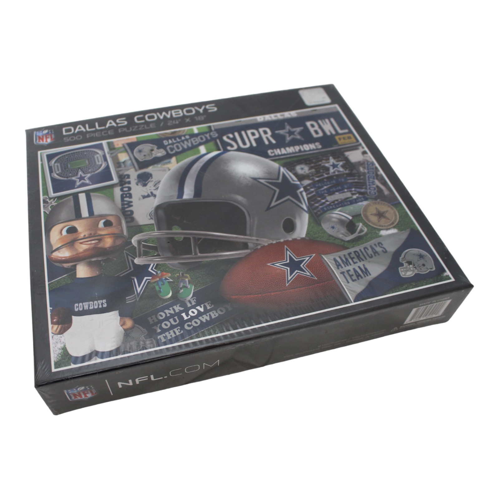 Dallas Cowboys 18"x24" YouTheFan 500 Piece Retro Series Puzzle