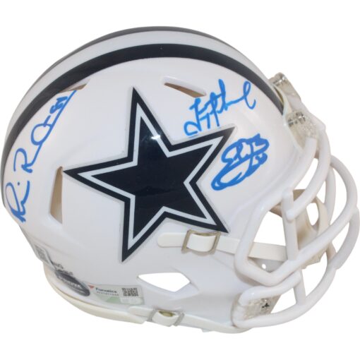 Dallas Cowboys Autographed 22 Alt Mini Helmet Aikman Emmitt Irvin Beckett 50308