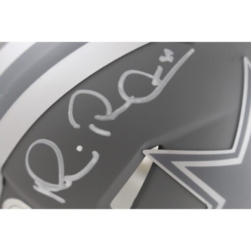Dallas Cowboys Autographed Slate Mini Helmet Aikman Emmitt Irvin Beckett 50315