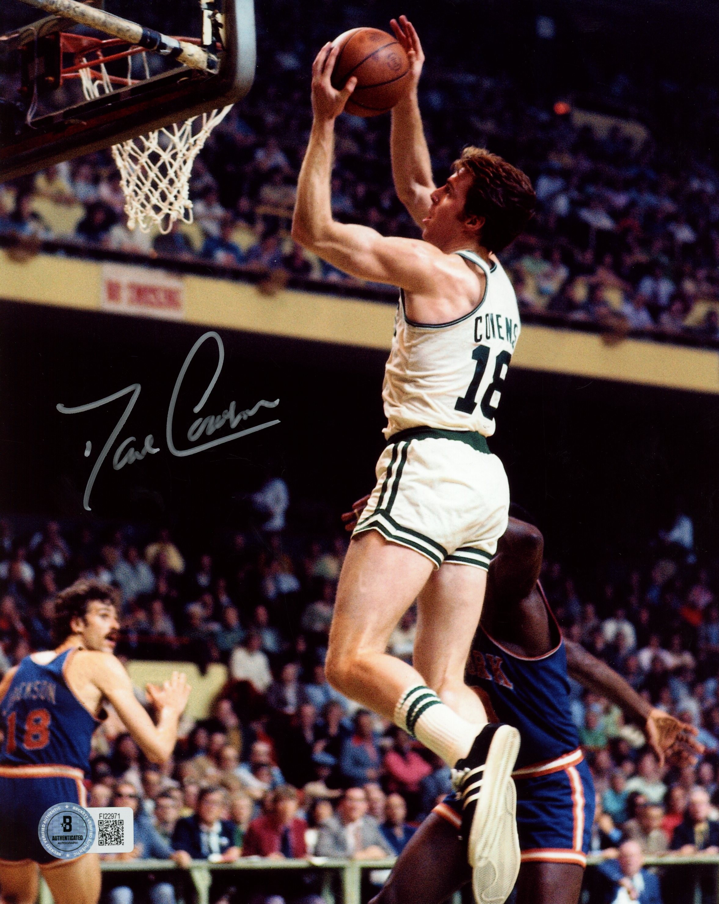 Dave Cowens Autographed/Signed Boston Celtics 8x10 Photo Beckett 57361