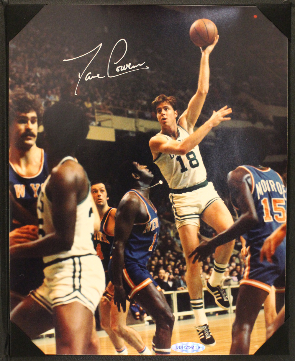 Dave Cowens Autographed Boston Celtics 8x10 Photo Book Upper Deck