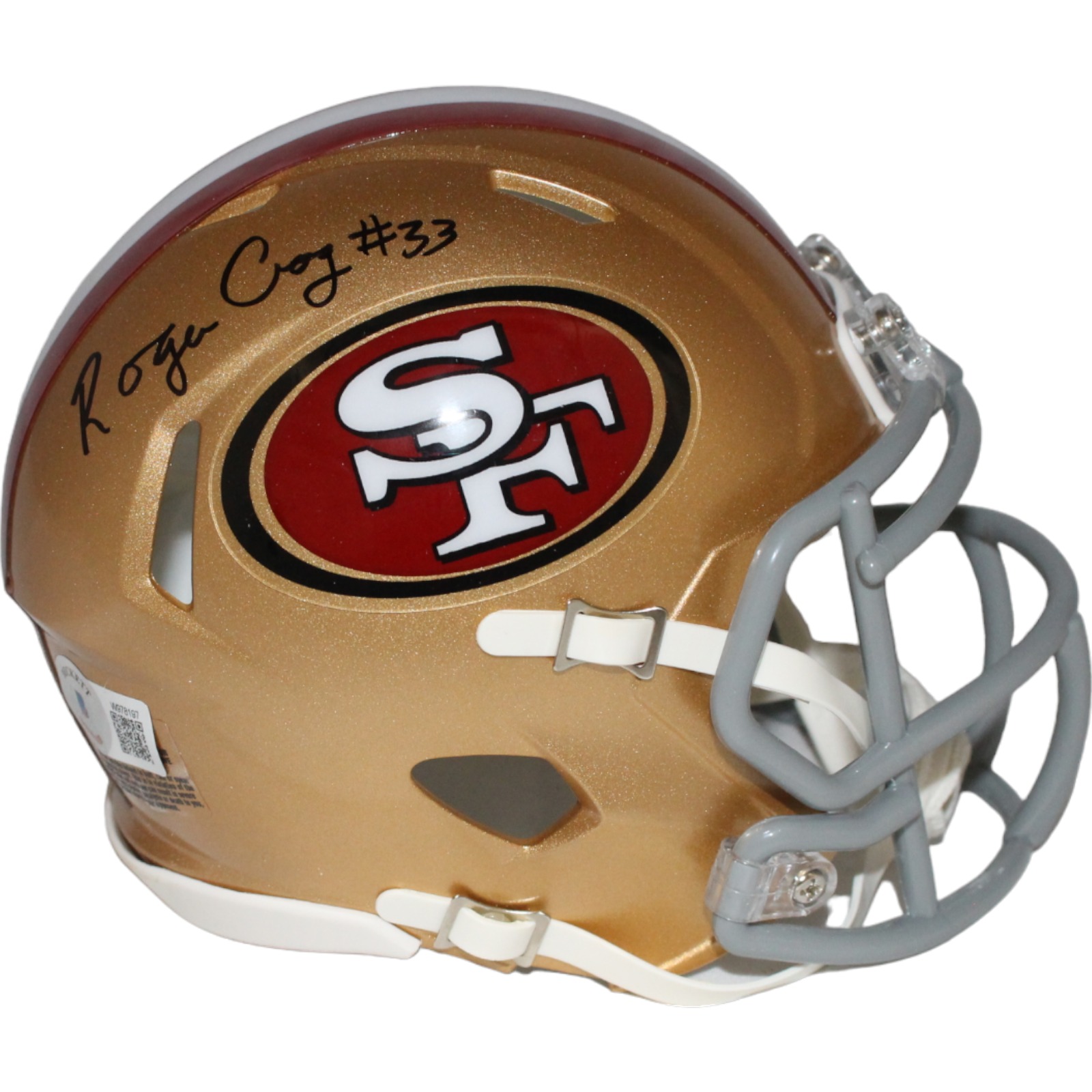 Roger Craig Autographed San Francisco 49ers Mini Helmet Beckett
