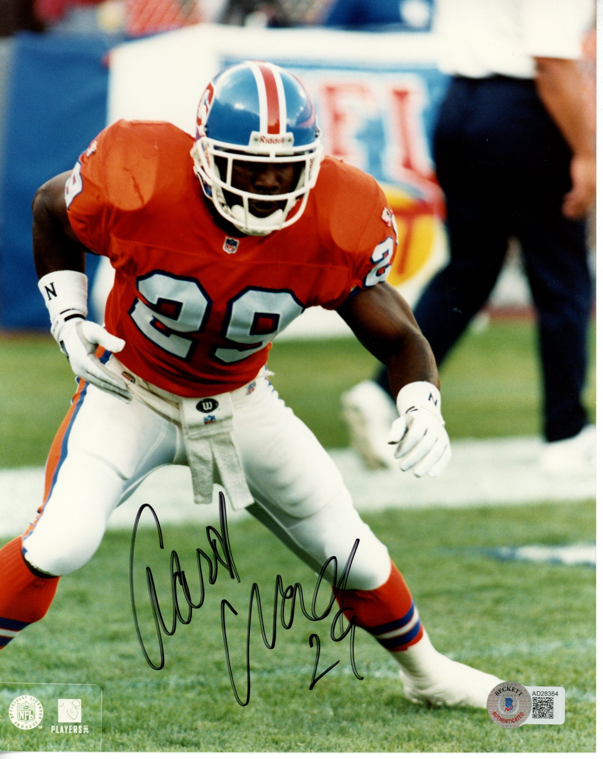 Aaron Craver Autographed/Signed Denver Broncos 8x10 Photo Beckett 55807