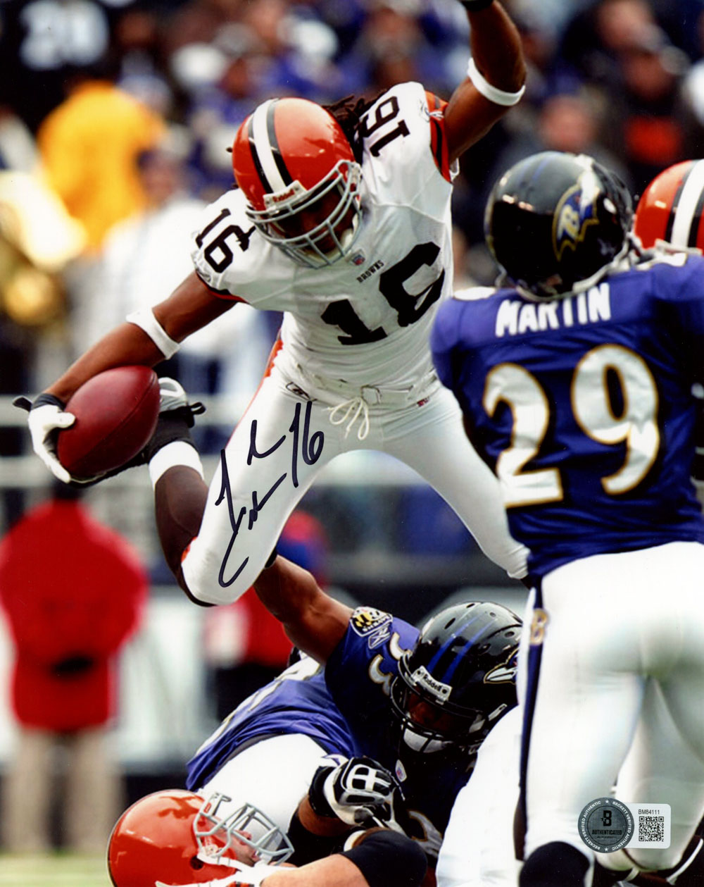 Mack Wilson Autographed Cleveland Browns 8×10 Photo Beckett 45605