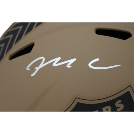 Maxx Crosby Signed Las Vegas Raiders F/S 23 Salute Helmet Beckett 45781