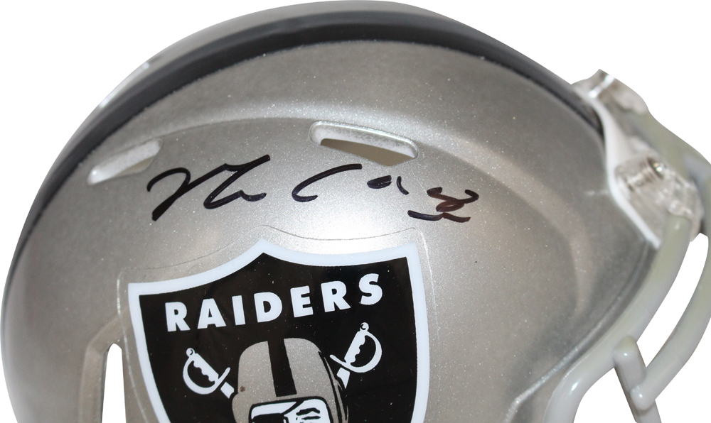 Maxx Crosby Autographed Las Vegas Raiders Mini Helmet Beckett