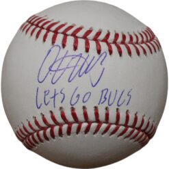 Oneil Cruz Autographed/Signed Pittsburgh Pirates OML Baseball Go Bucs FAN 46914