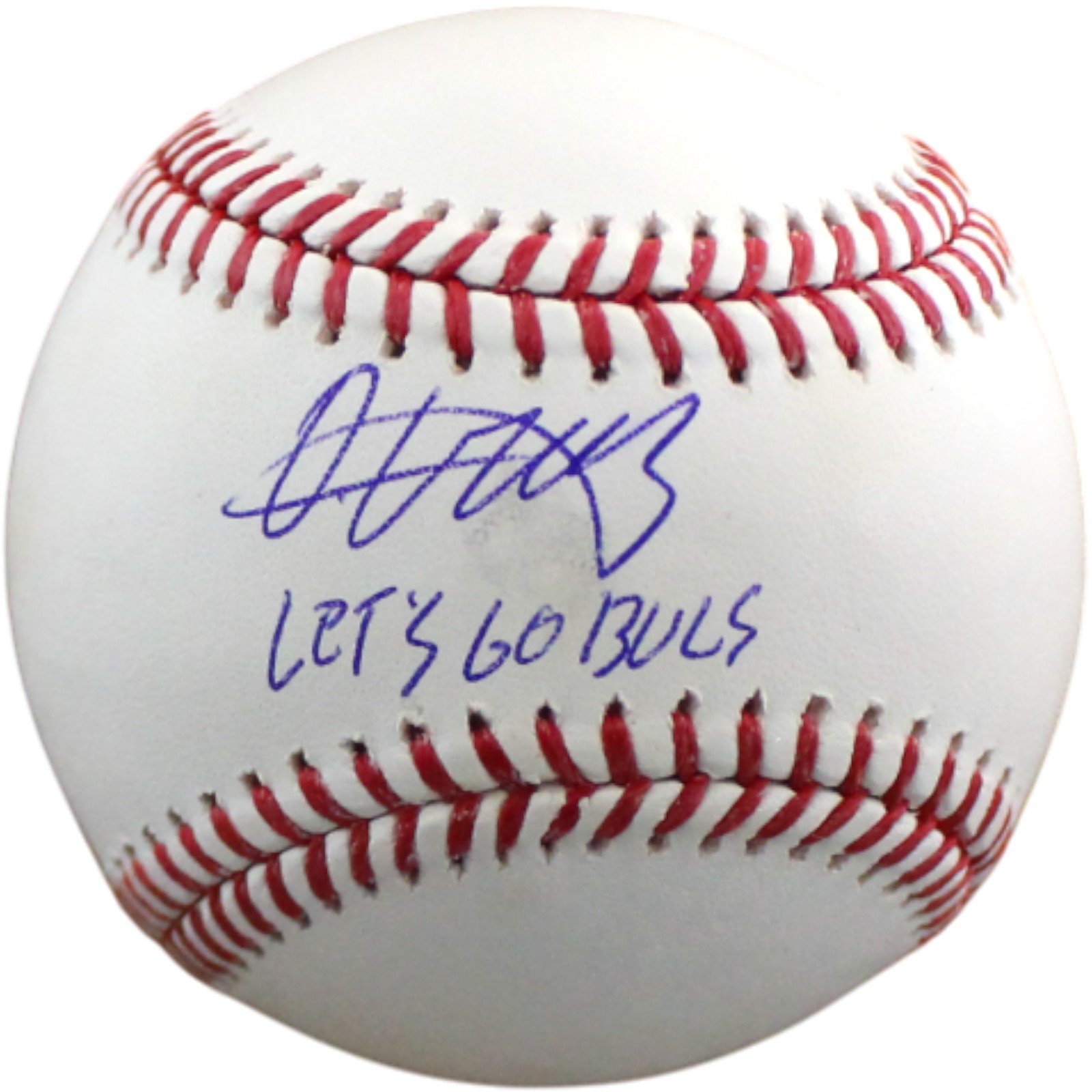 Oneil Cruz Autographed Pittsburgh Pirates OML Baseball Go Bucs Fanatics 54532