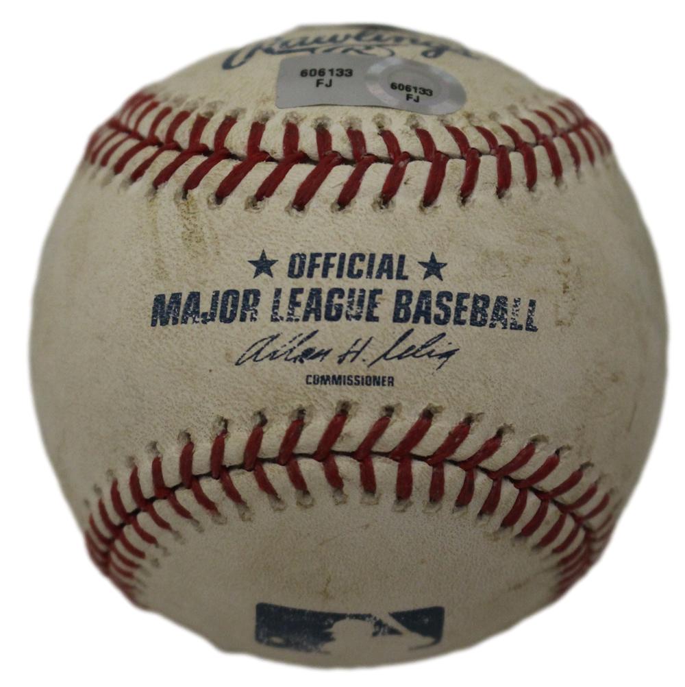 Chicago Cubs Game Used OML Baseball September 2011 Vs Brewers