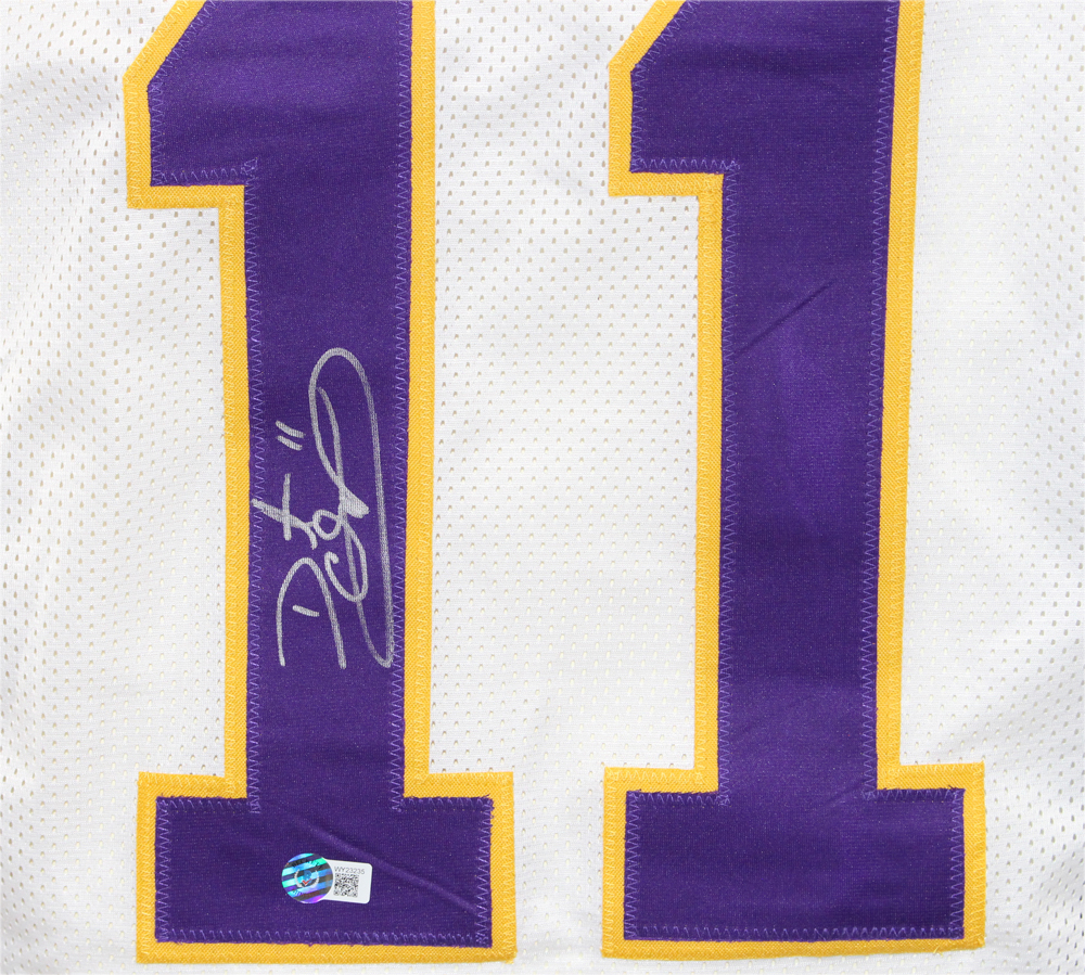 Daunte Culpepper Autographed/Signed Pro Style White XL Jersey Beckett