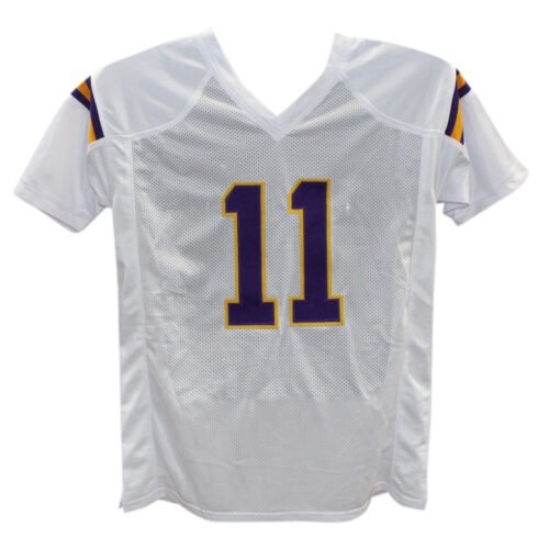 Daunte Culpepper Autographed/Signed Pro Style White XL Jersey Beckett