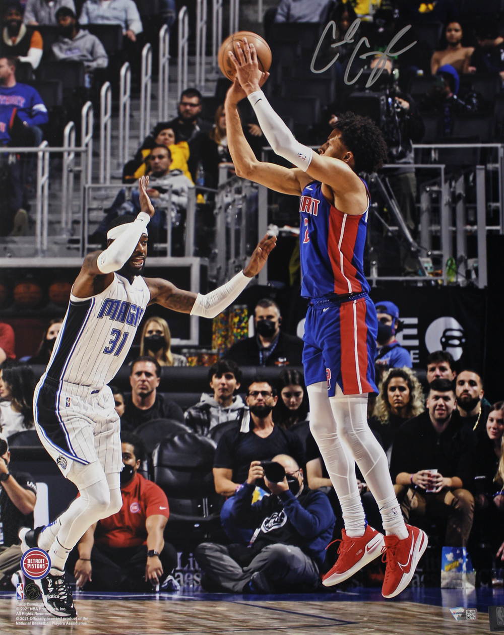 Cade Cunningham Autographed Detroit Pistons 16x20 Photograph Fanatics