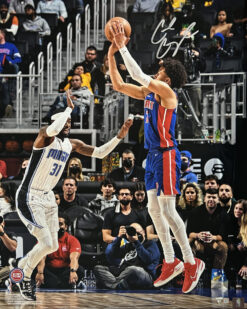 Cade Cunningham Autographed Detroit Pistons 16x20 Photo FAN