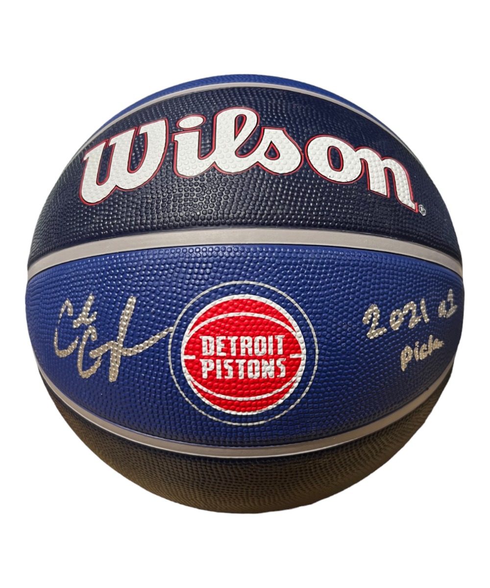 Cade Cunningham Signed Wilson Detroit Pistons Basketball 2021 #1 Pick