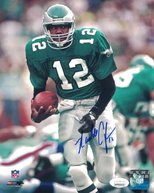Randall Cunningham Autographed Philadelphia Eagles 8x10 Photo JSA 25525 PF