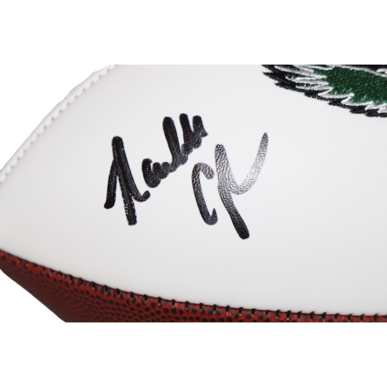 Randall Cunningham Signed Philadelphia Logo Football Beckett 43306