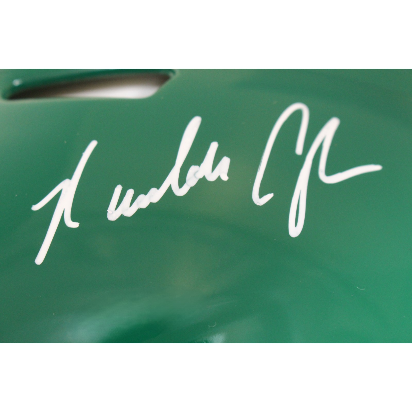 Randall Cunningham Autographed Philadelphia Eagles Pro TB Helmet Beckett W 53197 2 Randall Cunningham Autographed Philadelphia Eagles Pro TB Helmet Beckett W 53197