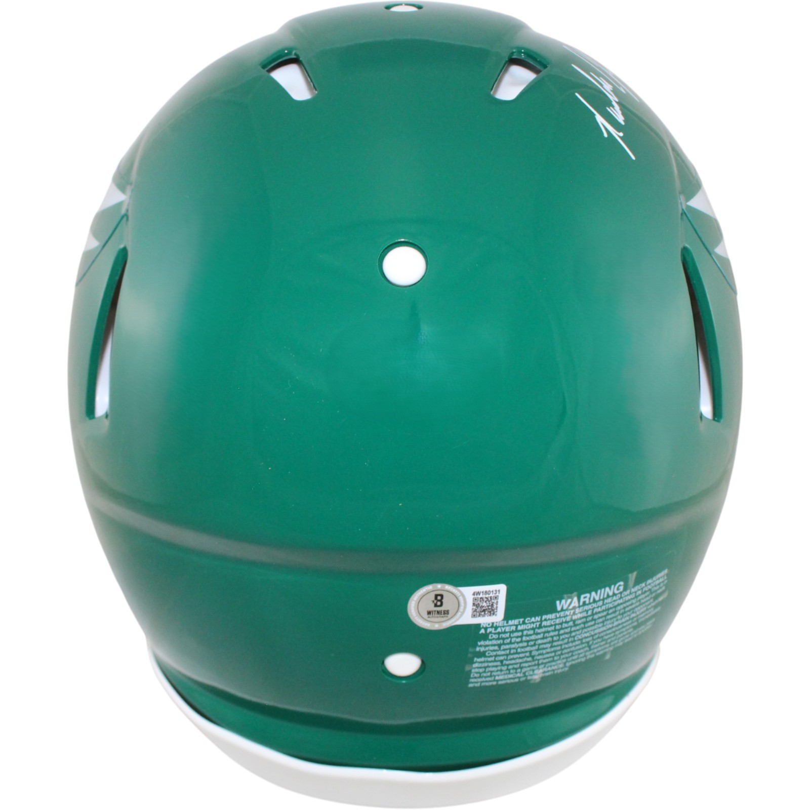 Randall Cunningham Autographed Philadelphia Eagles Pro TB Helmet Beckett W 53197 3 Randall Cunningham Autographed Philadelphia Eagles Pro TB Helmet Beckett W 53197