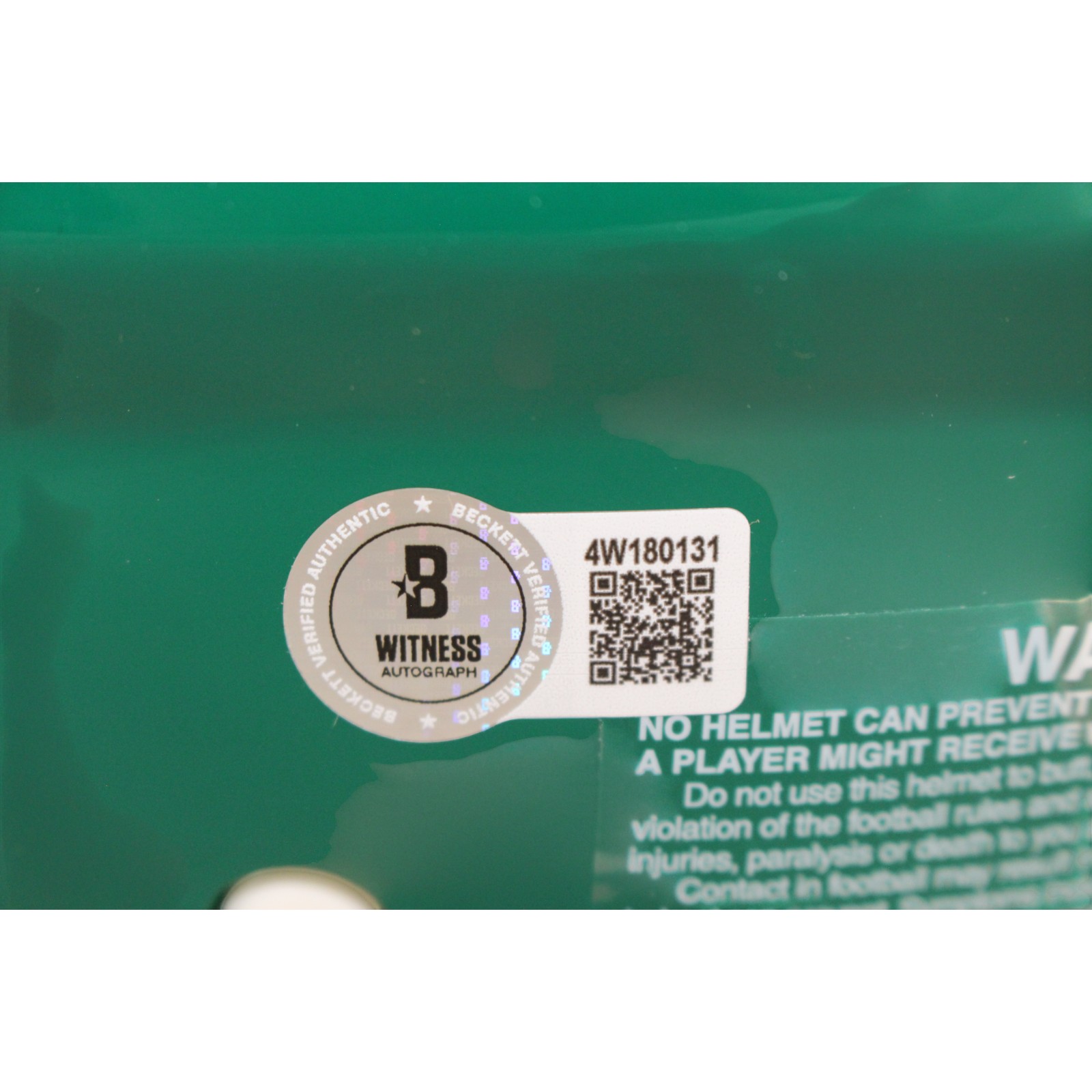 Randall Cunningham Autographed Philadelphia Eagles Pro TB Helmet Beckett W 53197 4 Randall Cunningham Autographed Philadelphia Eagles Pro TB Helmet Beckett W 53197