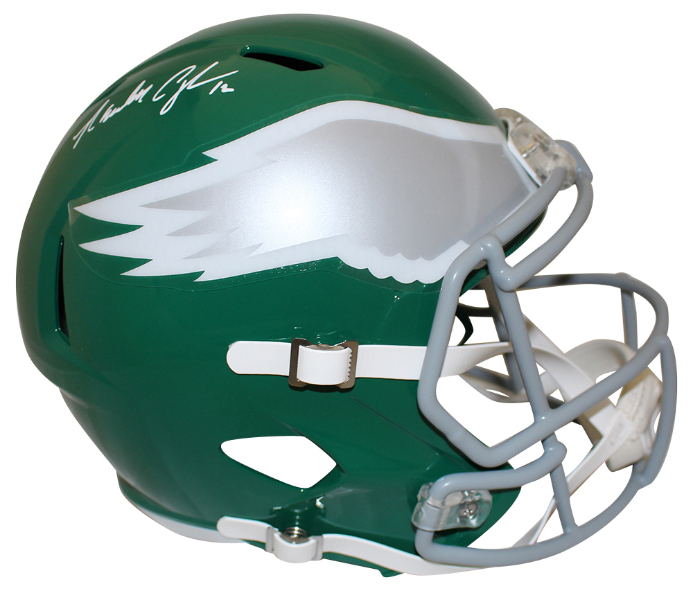 Randall Cunningham Signed Philadelphia Eagles F/S Speed Helmet BAS