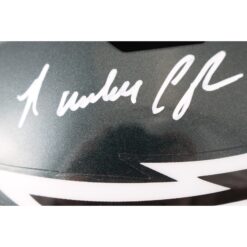 Randall Cunningham Autographed Philadelphia Eagles Midi Helmet Beckett W 53198