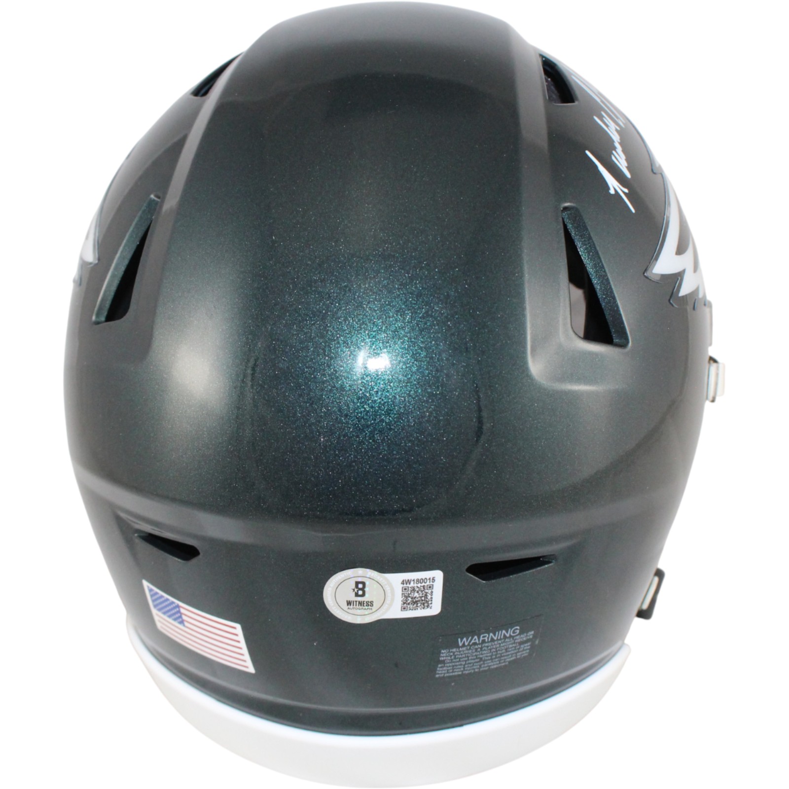Randall Cunningham Autographed Philadelphia Eagles Midi Helmet Beckett W 53198 3 Randall Cunningham Autographed Philadelphia Eagles Midi Helmet Beckett W 53198
