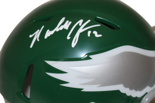 Randall Cunningham Signed Philadelphia Eagles TB Mini Helmet Beckett 38874