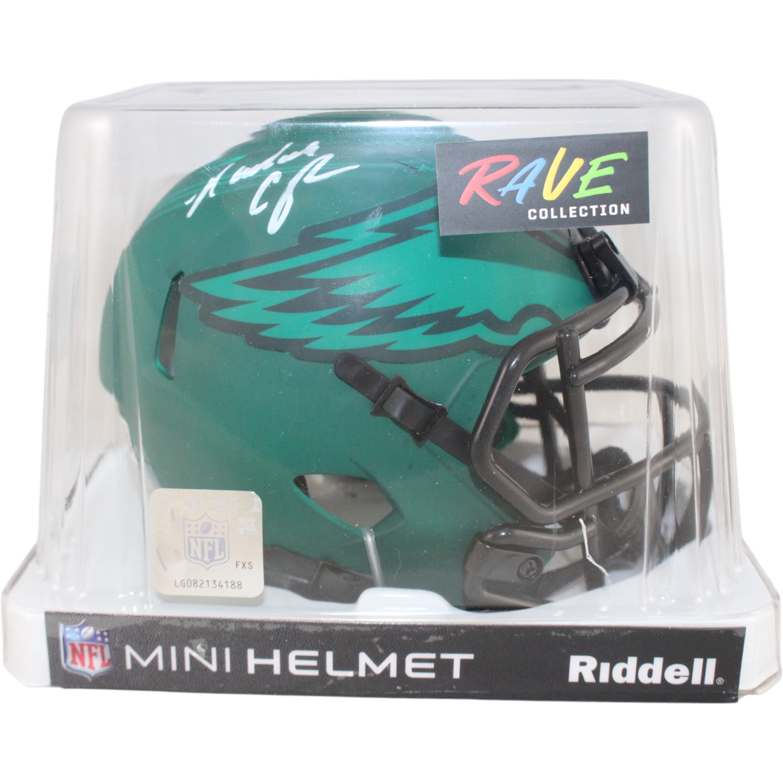 Randall Cunningham Autographed Philadelphia Eagles Mini Helmet Rave BAS W 53201 5 Randall Cunningham Autographed Philadelphia Eagles Mini Helmet Rave BAS W 53201