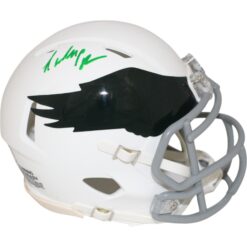 Randall Cunningham Signed Philadelphia Eagles TB 69-73 Mini Helmet Beckett 48872