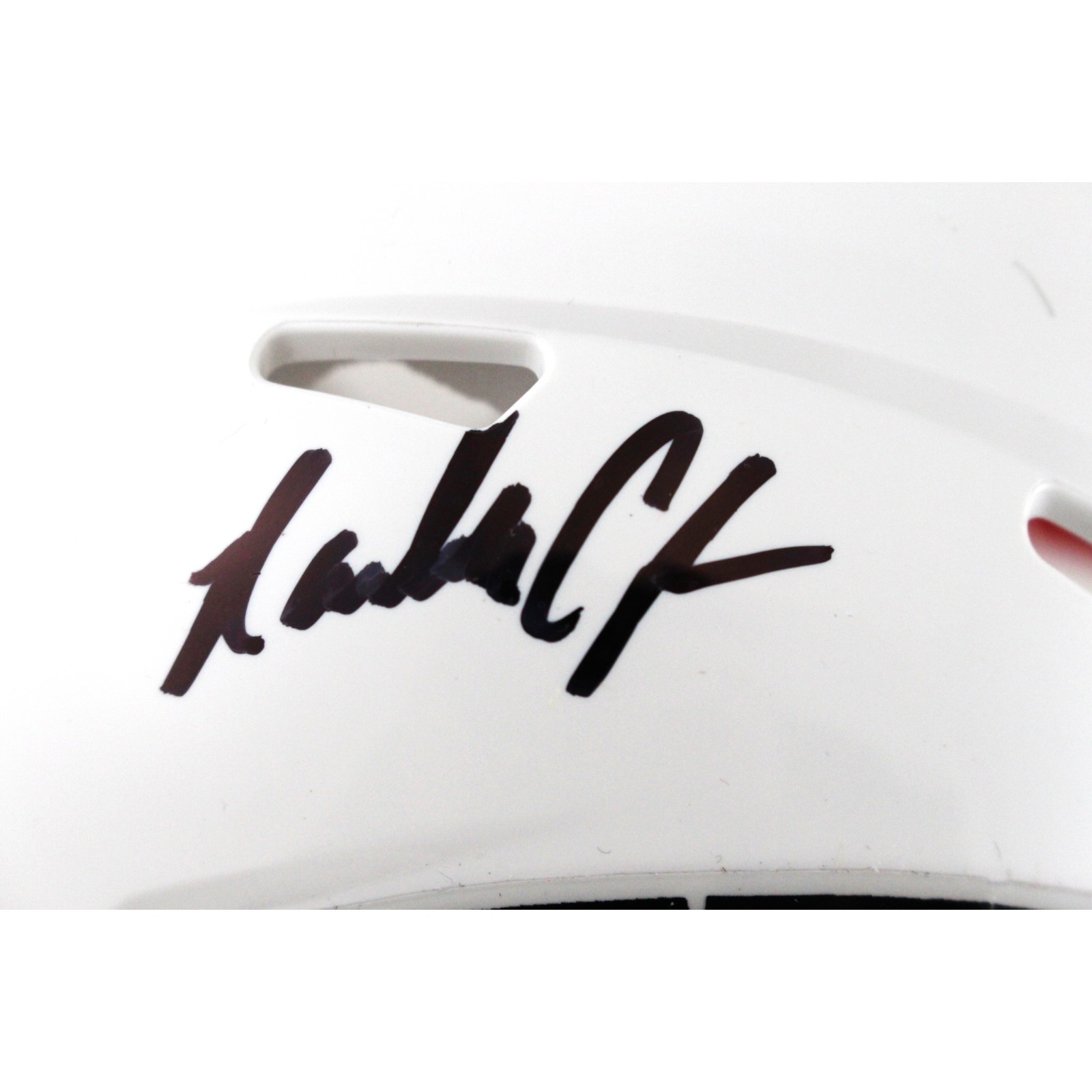 Randall Cunningham Autographed UNLV Running Rebels Mini Helmet Beckett W 53208 2 Randall Cunningham Autographed UNLV Running Rebels Mini Helmet Beckett W 53208