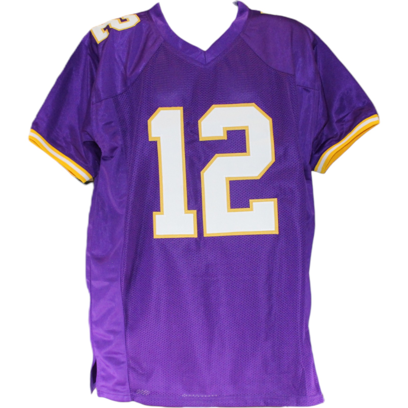 Randall Cunningham Autographed/Signed Pro Style XL Purple Jersey Beckett W 53210 4 Randall Cunningham Autographed/Signed Pro Style XL Purple Jersey Beckett W 53210