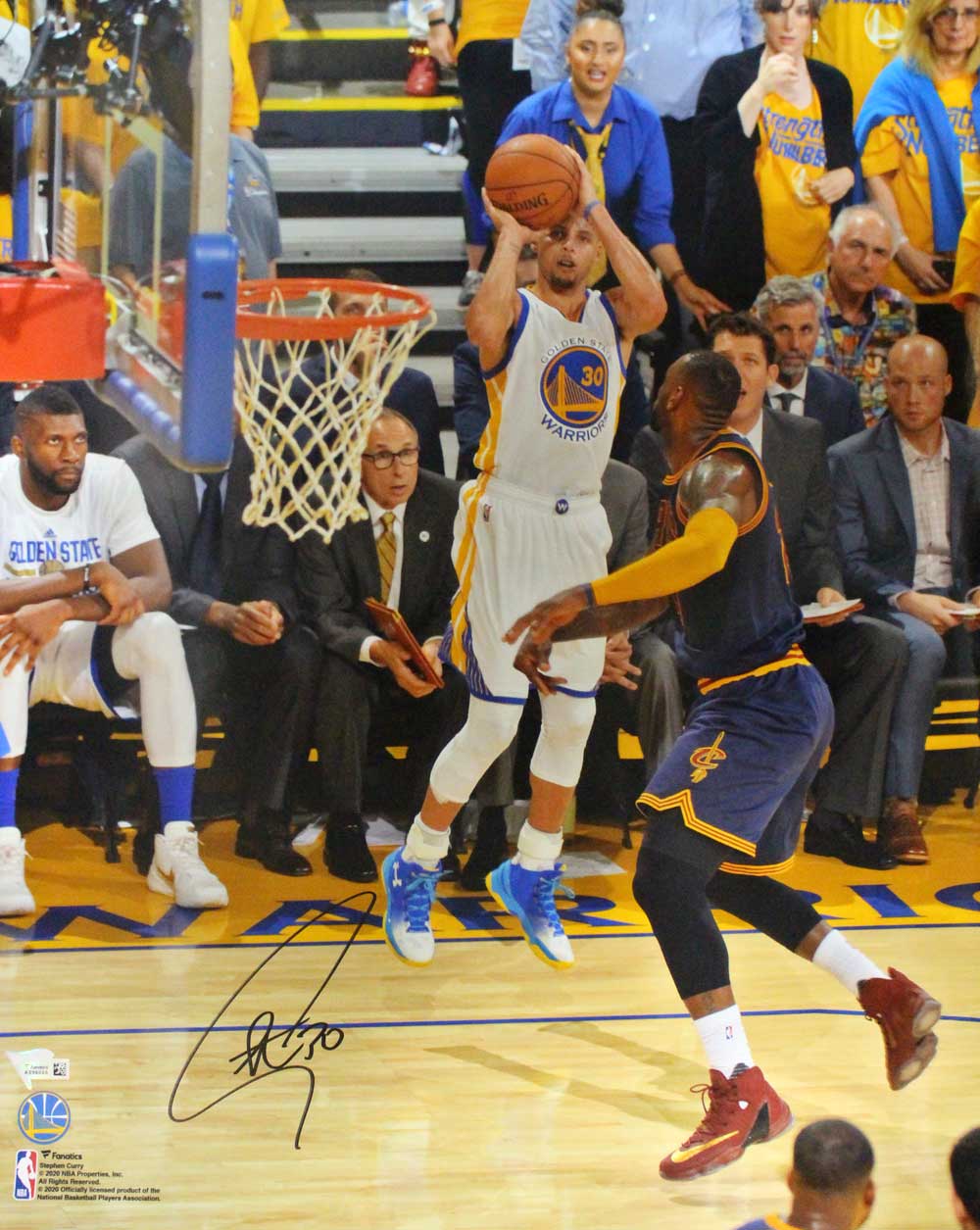Stephen Curry Autographed Golden State Warriors 16x20 Photo Steph FAN 29968
