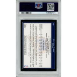 Stephen Curry Autographed Golden State Warriors 2009 #321 PSA 6 10 Auto RC 56201