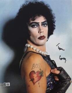 Tim Curry Autographed/Signed Rocky Horror Picture Show 11x14 Photo Beckett 56333