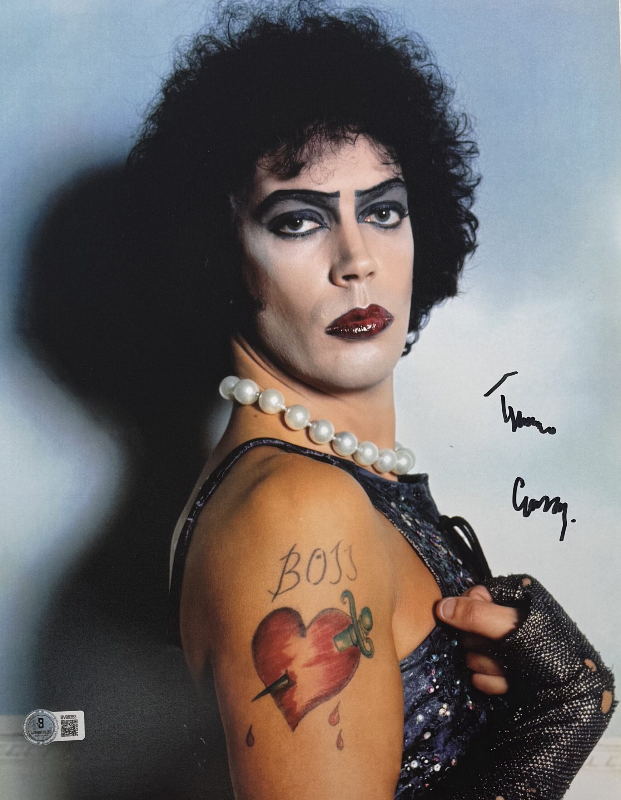 Tim Curry Autographed/Signed Rocky Horror Picture Show 11x14 Photo Beckett 56333 1 Tim Curry Autographed/Signed Rocky Horror Picture Show 11x14 Photo Beckett 56333