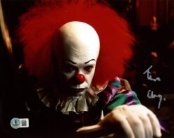 Tim Curry Autographed/Signed "IT" Movie 8x10 Photo Beckett 56328