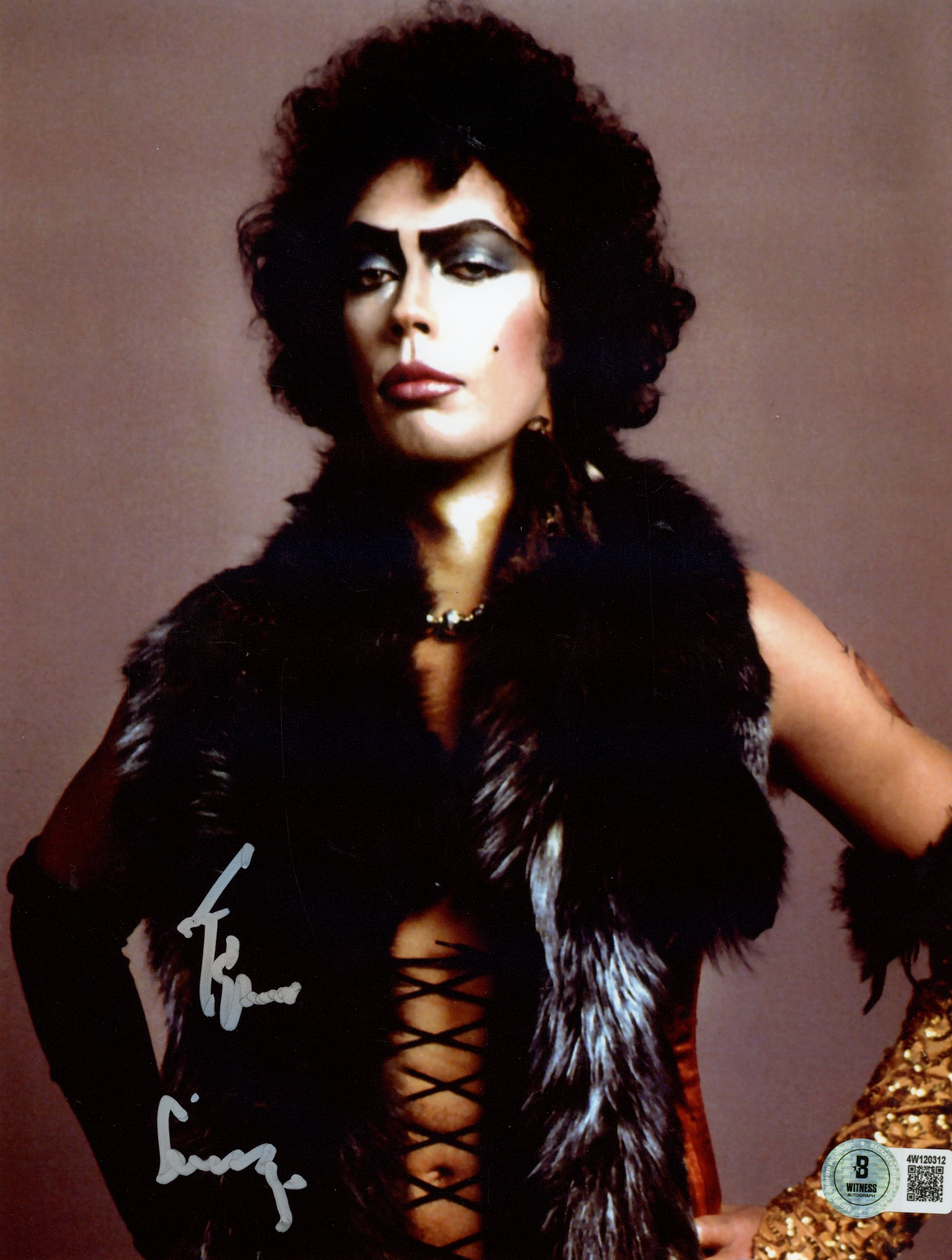 Tim Curry Autographed/Signed Rocky Horror Picture Show 8x10 Photo Beckett 54822