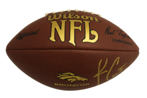 Jay Cutler Autographed/Signed Denver Broncos Super Grip Football Beckett
