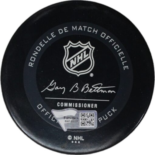 Kirby Dach Autographed/Signed Chicago Blackhawks Hockey Puck FAN 46841