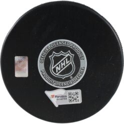 Kirby Dach Autographed/Signed Chicago Blackhawks Logo Puck Fanatics 53807