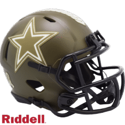 Dallas Cowboys Riddell New In Box 2022 Salute to Service Mini Helmet 35139