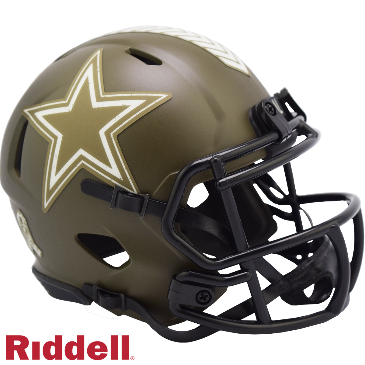 Dallas Cowboys Riddell New In Box 2022 Salute to Service Mini Helmet 35139
