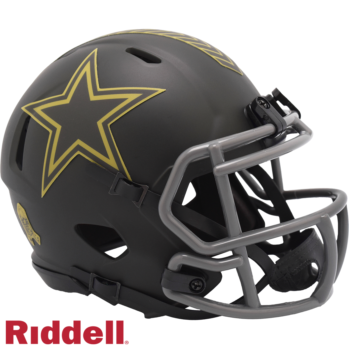 Dallas Cowboys 2025 Salute to Service Riddell Mini Helmet New In Box 54448