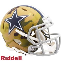 Dallas Cowboys Riddell New In Box Rare Limited Edition Camo Mini Helmet 26455