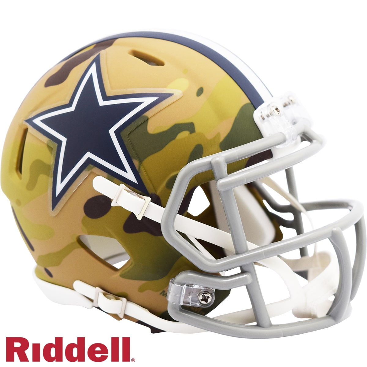 Dallas Cowboys Riddell New In Box Rare Limited Edition Camo Mini Helmet 26455