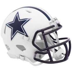 Dallas Cowboys White Matte Speed Mini Helmet New In Box 25496