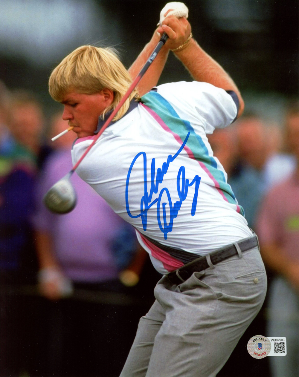 John Daly Autographed/Signed 8x10 Photo Golf Beckett
