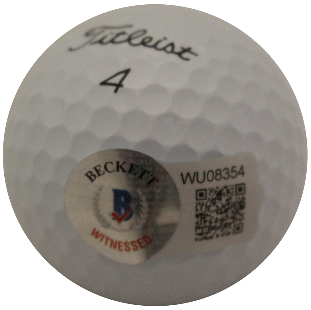 John Daly Autographed/Signed Titleist Golf Ball Beckett