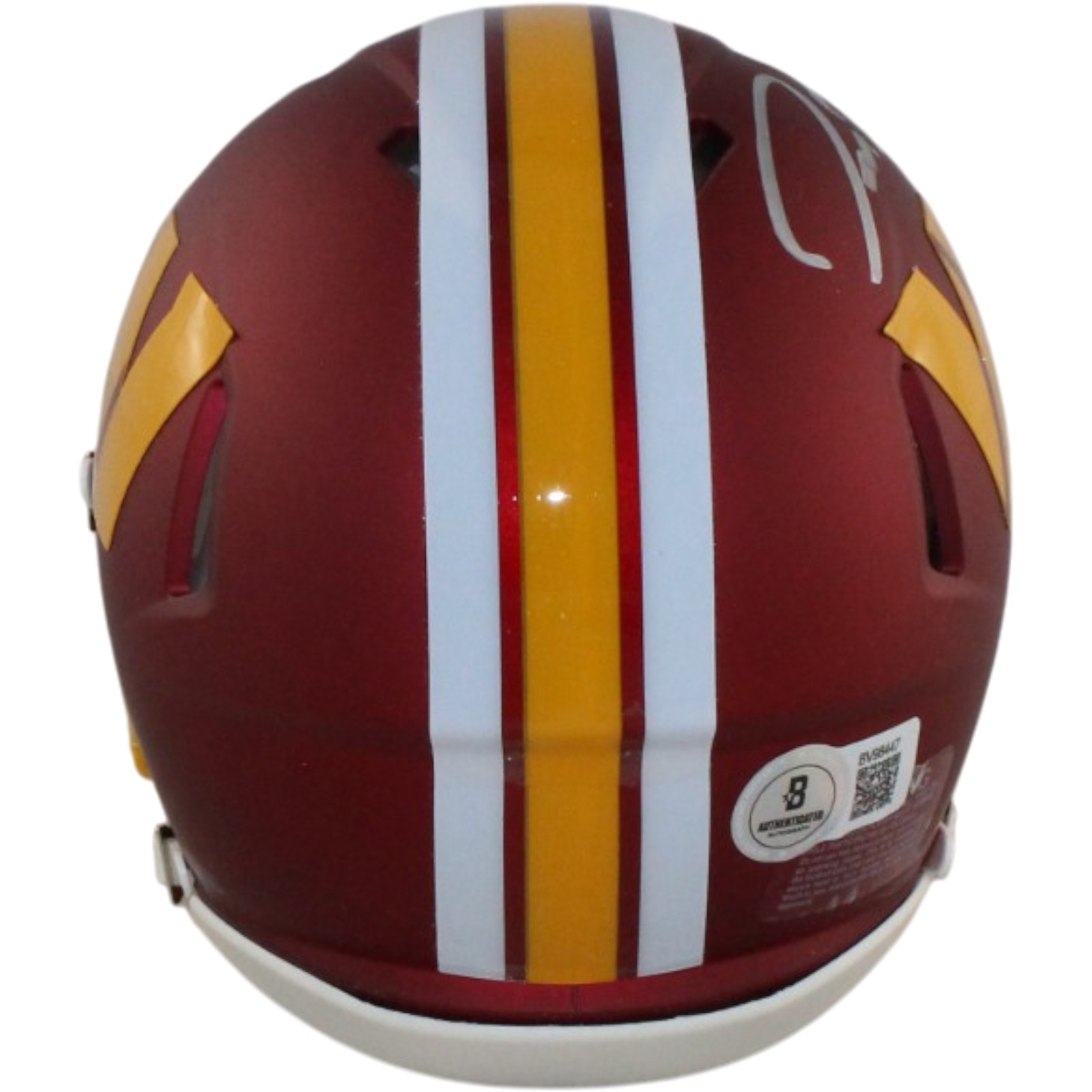 Jayden Daniels Autographed Washington Commanders ALT Mini Helmet Beckett 57967 3 Jayden Daniels Autographed Washington Commanders ALT Mini Helmet Beckett 57967