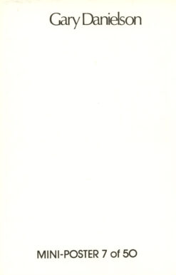 Gary Danielson Detroit Lions Mini Poster 7/50 Marketcom 46239